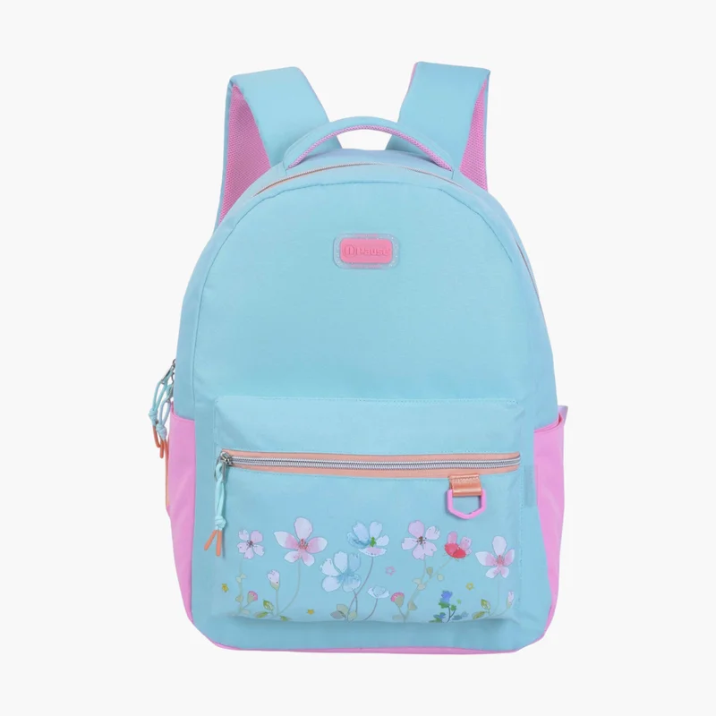 PAUSE Floral Print Backpack for Girls